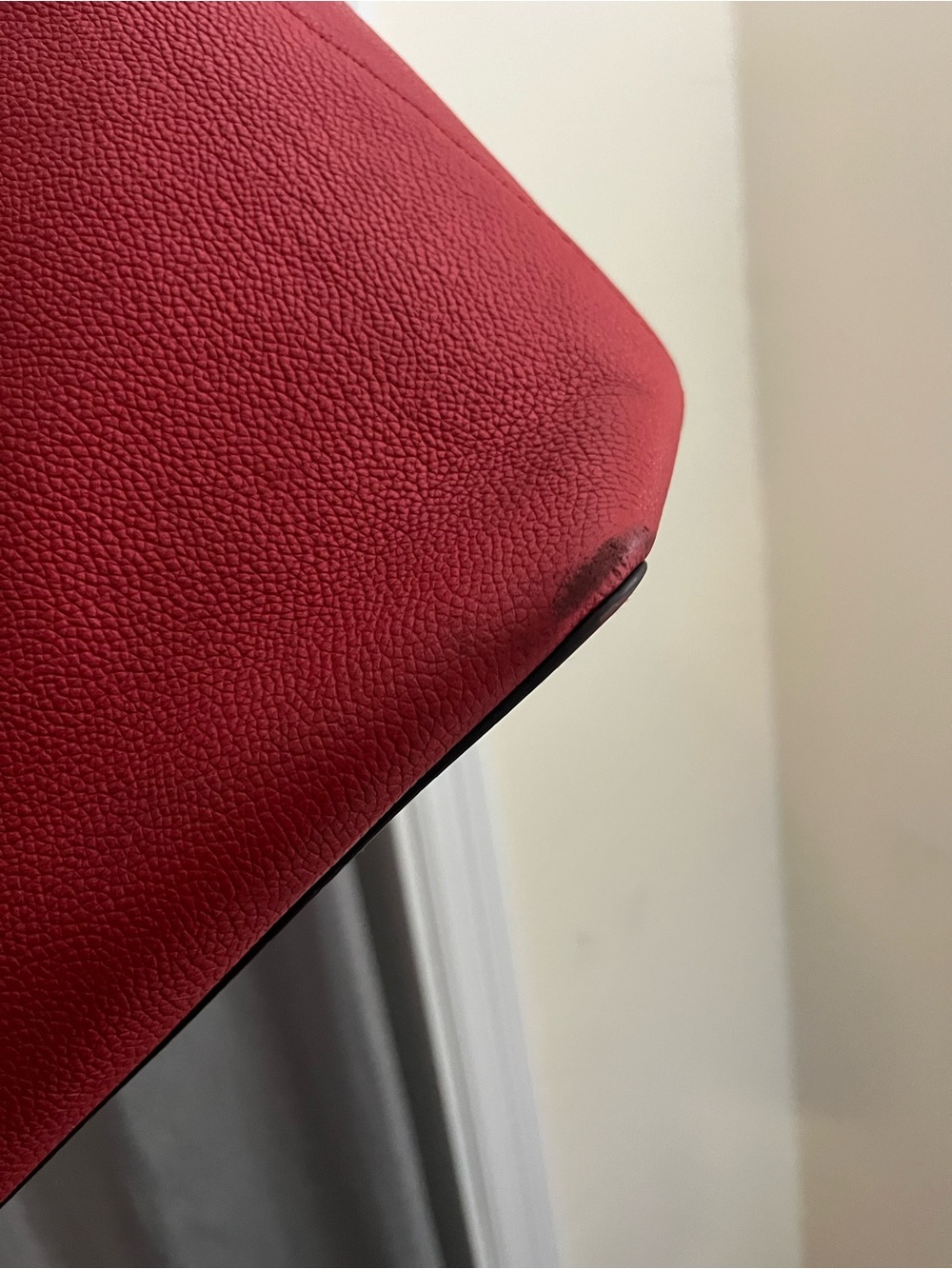 Kate Spade Red Pebbled Leather Tote - Picture 7 of 15